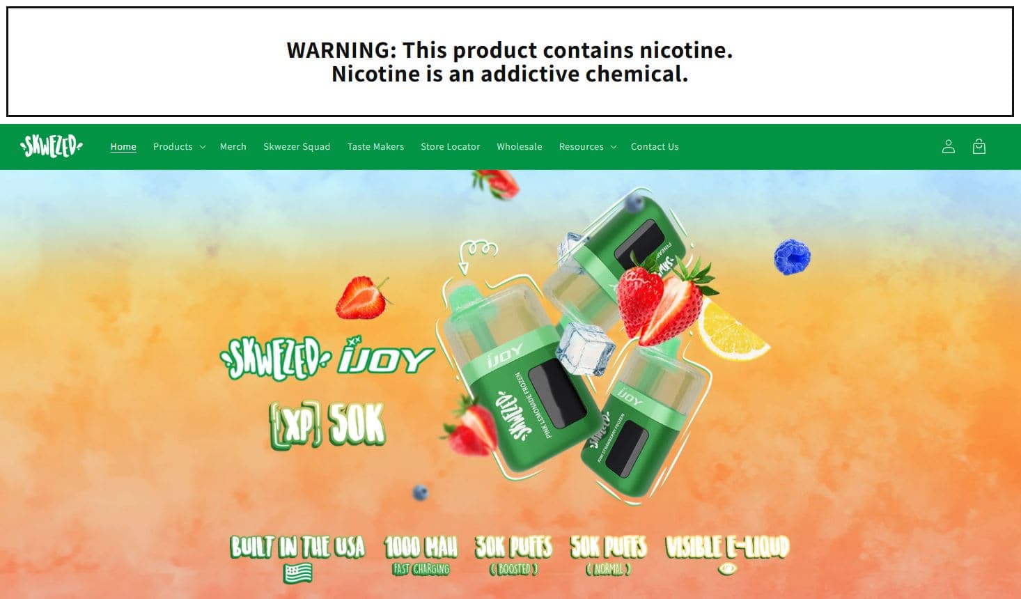 Shopify Store: Skwezed