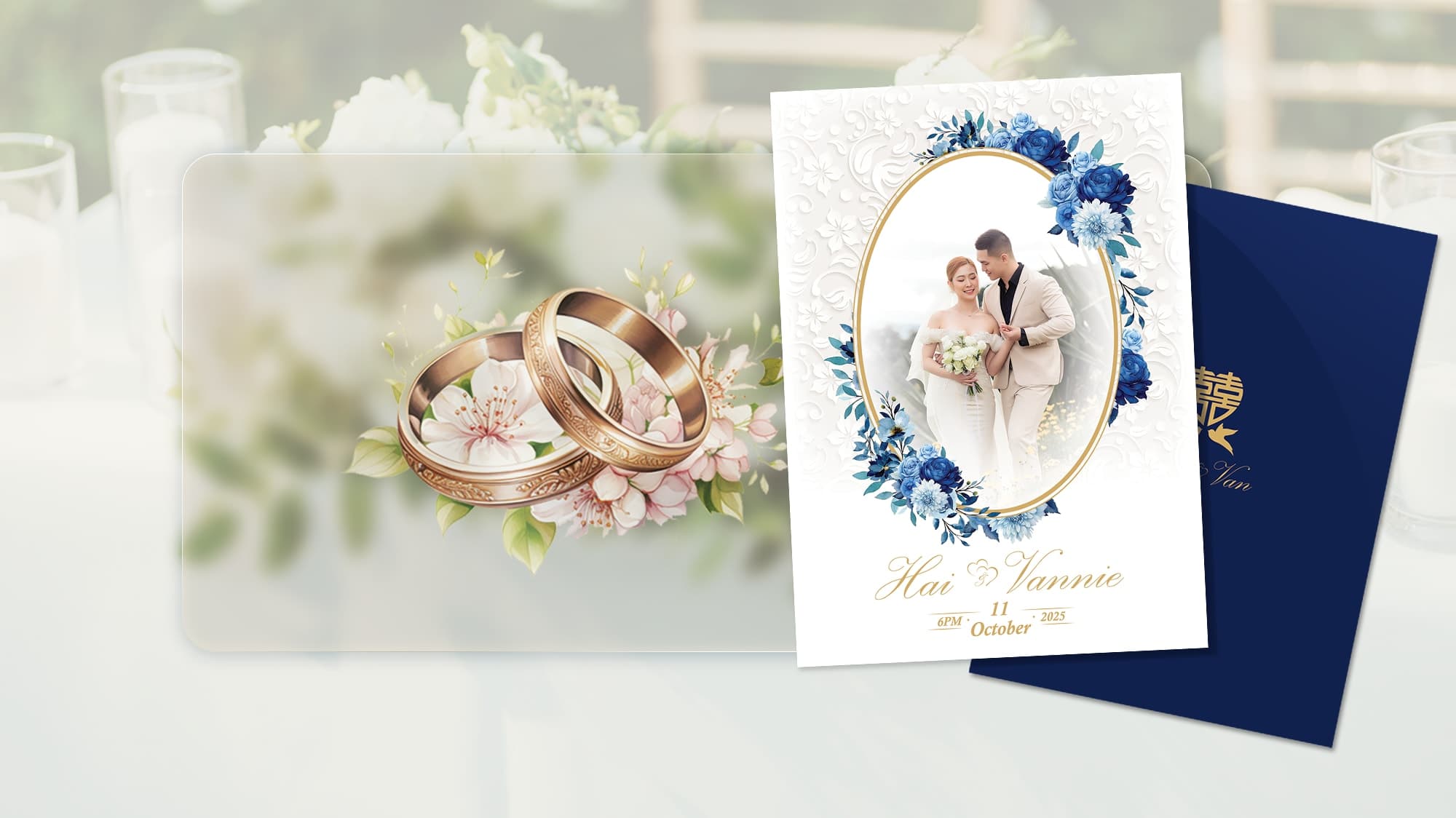 Wedding invitation card